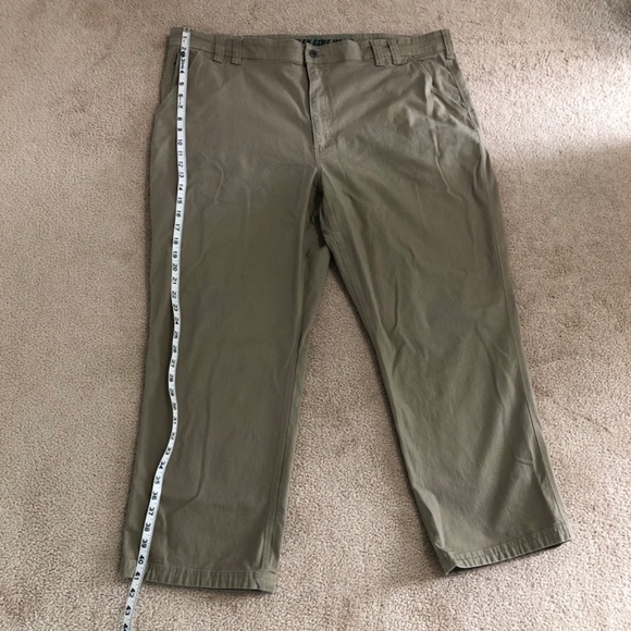 Duluth Trading Co. Flex Fire Hose Khaki Pants Mens 46x30 - Picture 12 of 16